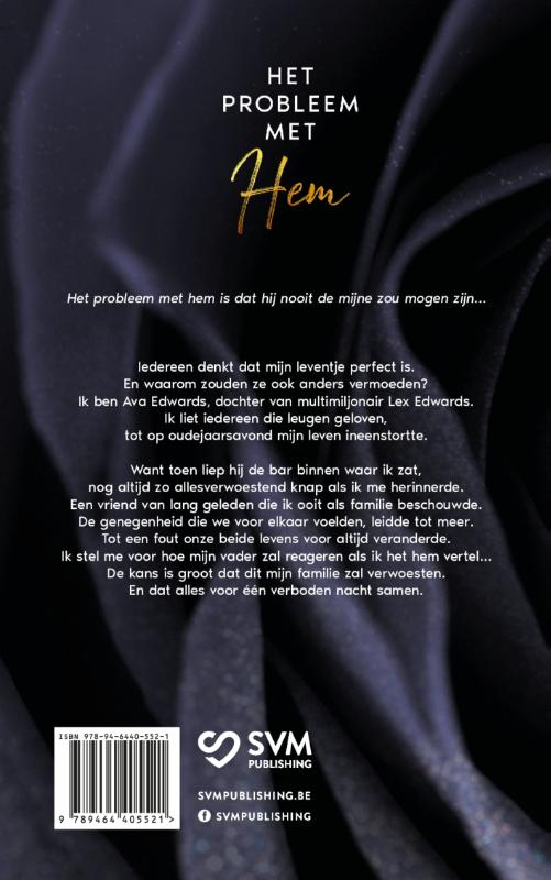 Achterkant van Het probleem met hem