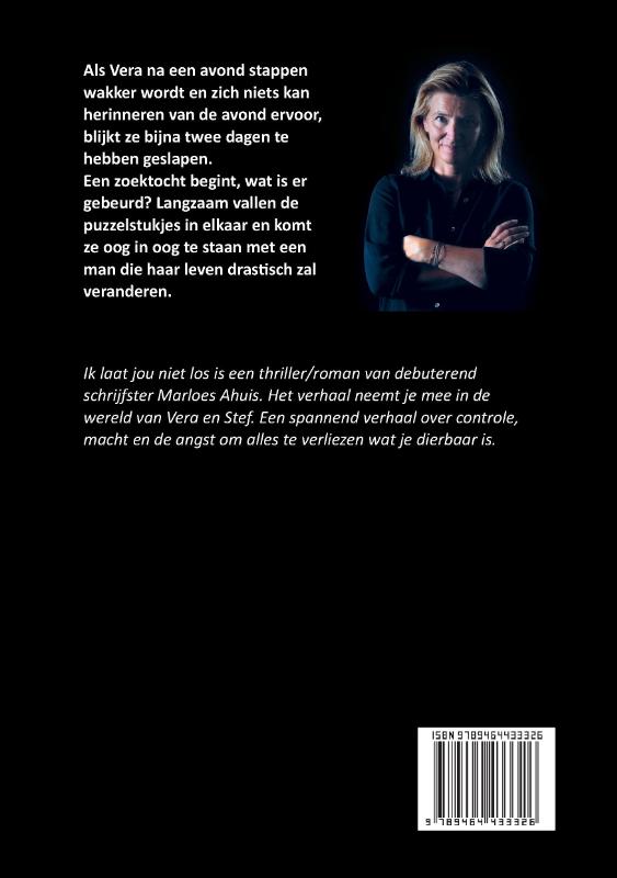Achterkant van Ik laat jou niet los