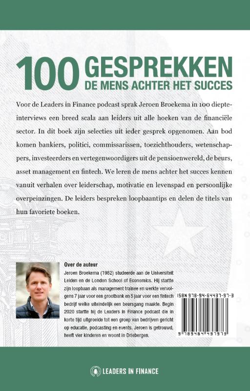 Achterkant van 100 Gesprekken