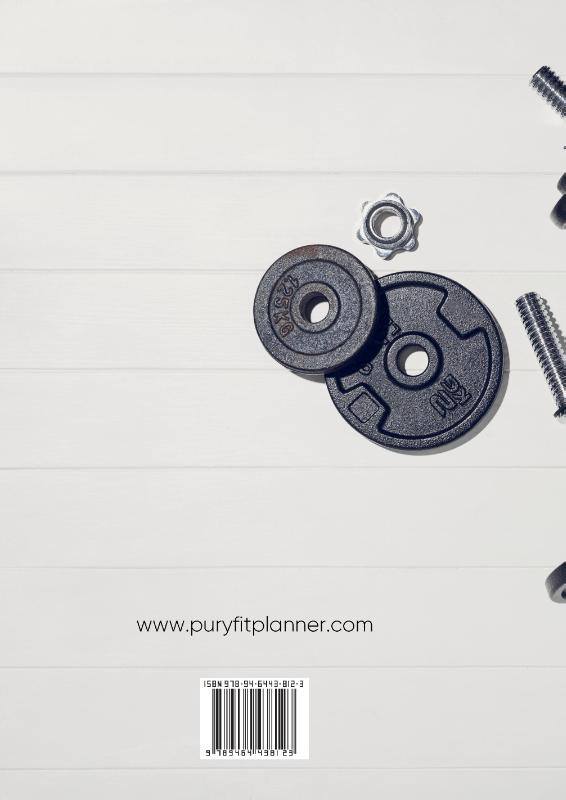 Achterkant van PURY FIT PLANNER 2023