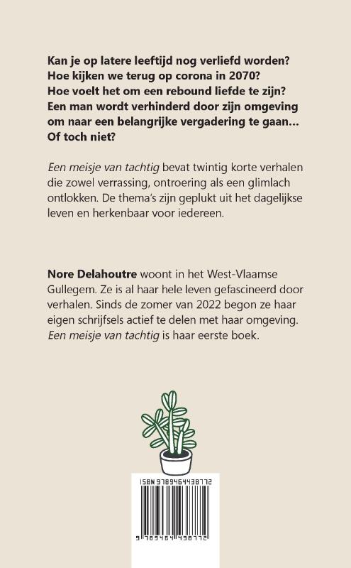 Achterkant van Een meisje van tachtig