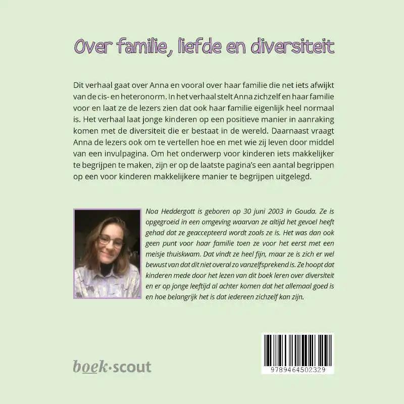 Achterkant van Anna en haar familie