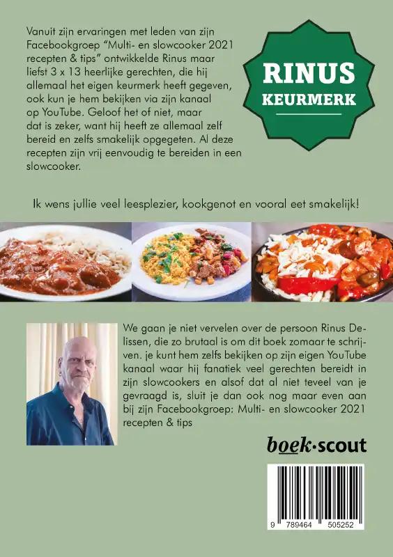 Achterkant van Slowcooker recepten & tips 3 X 13