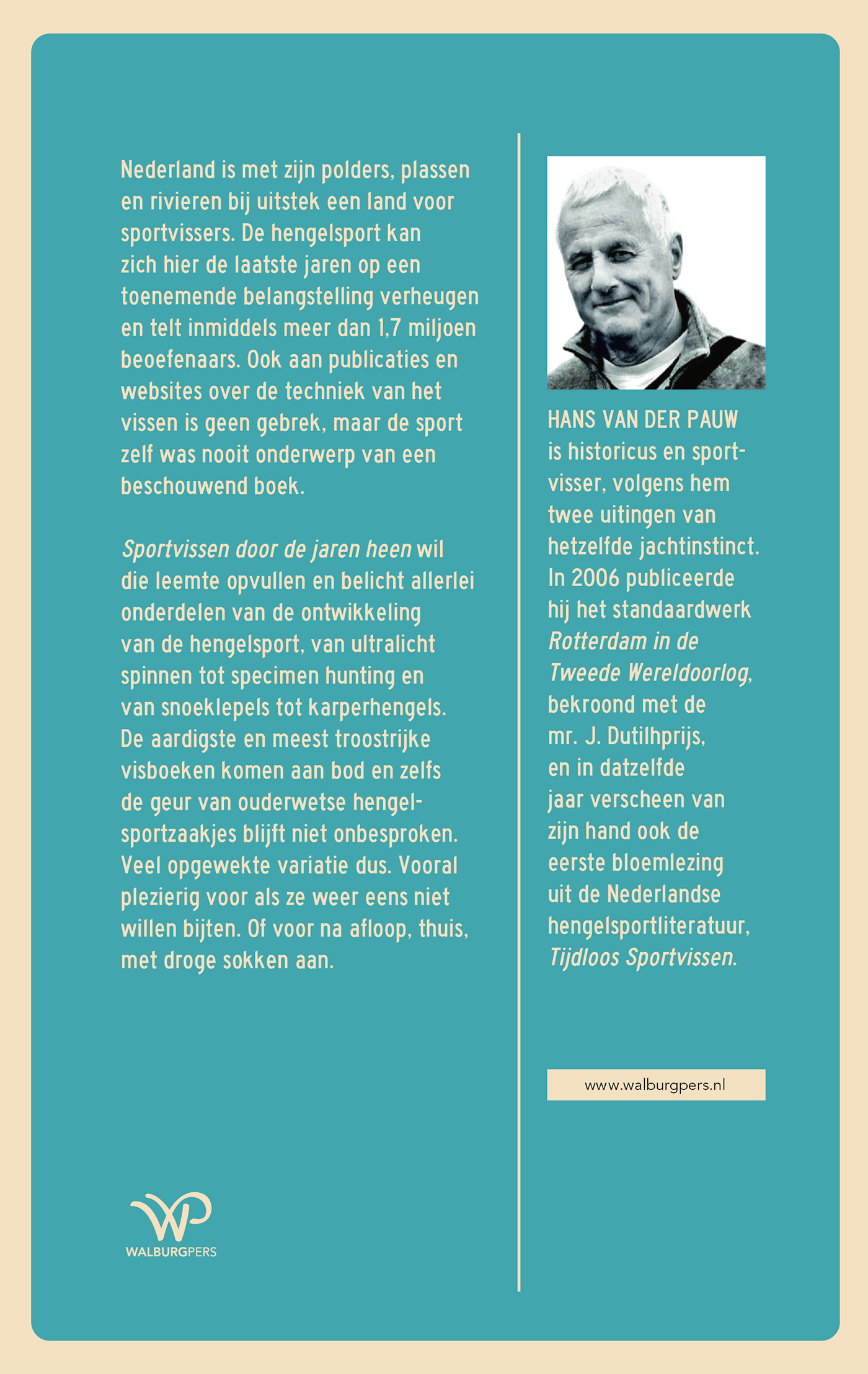 Achterkant van Sportvissen door de jaren heen