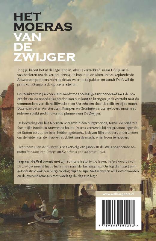 Achterkant van Het moeras van De Zwijger