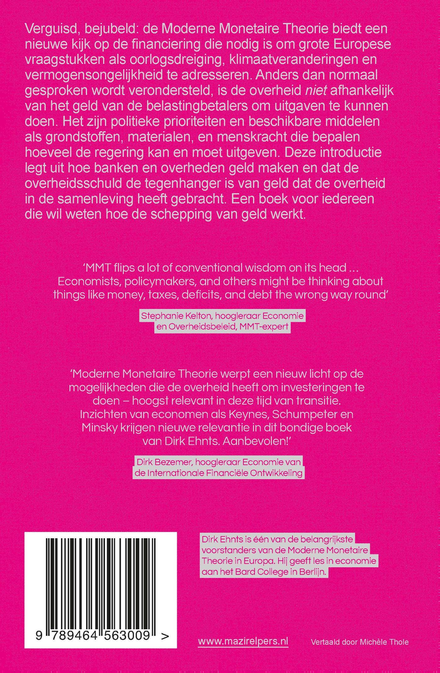 Achterkant van Moderne Monetaire theorie