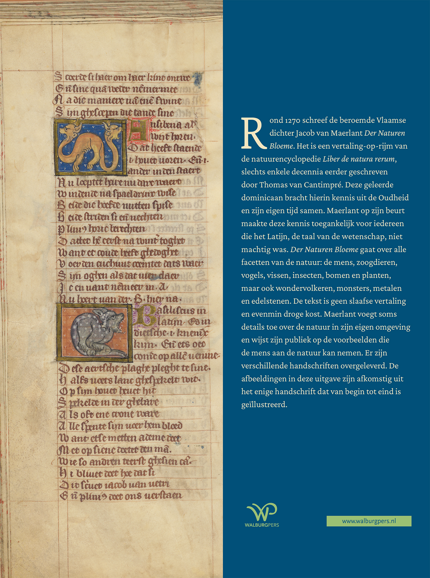 Achterkant van Der naturen bloeme