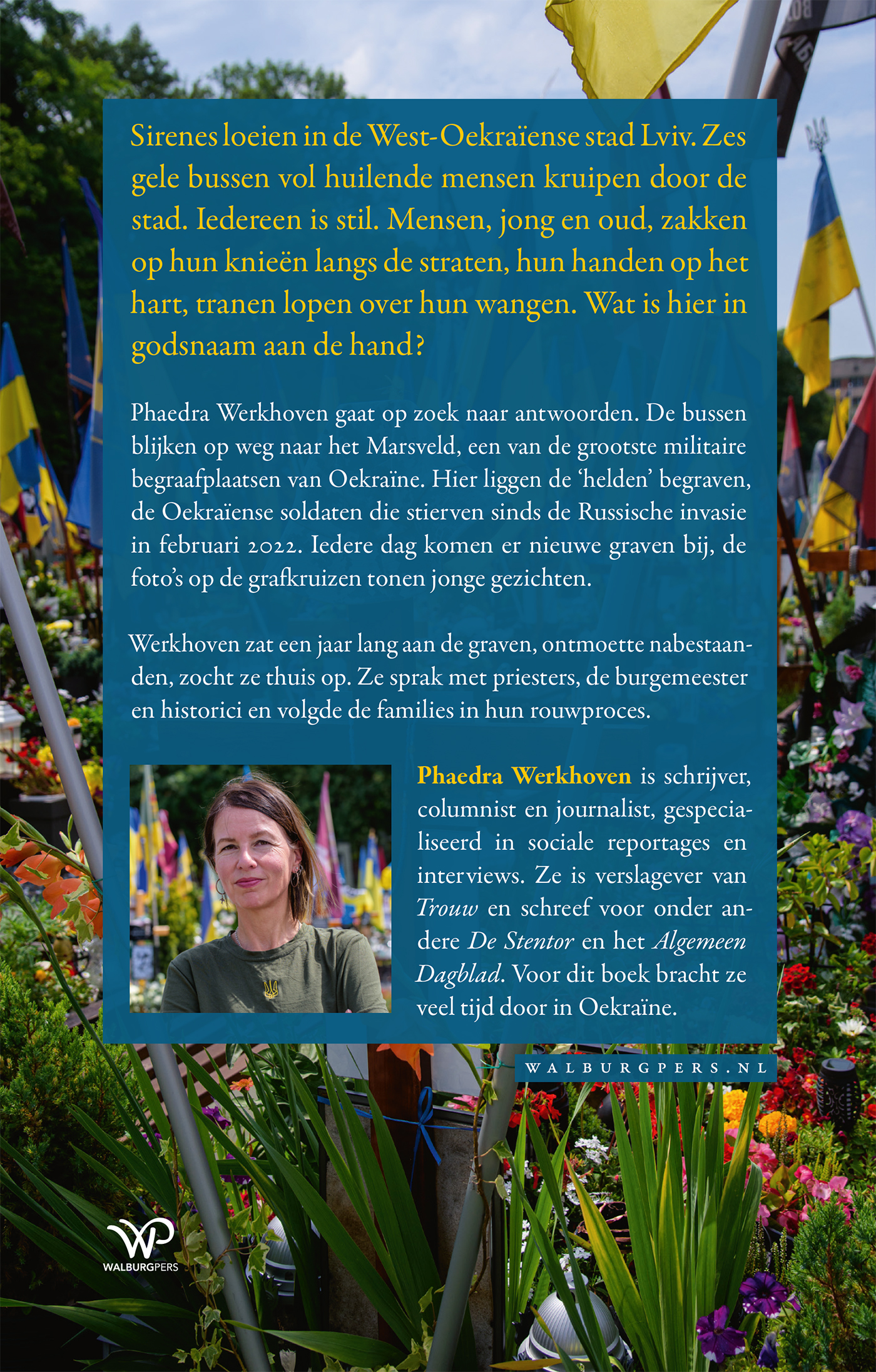 Achterkant van Al onze helden liggen hier