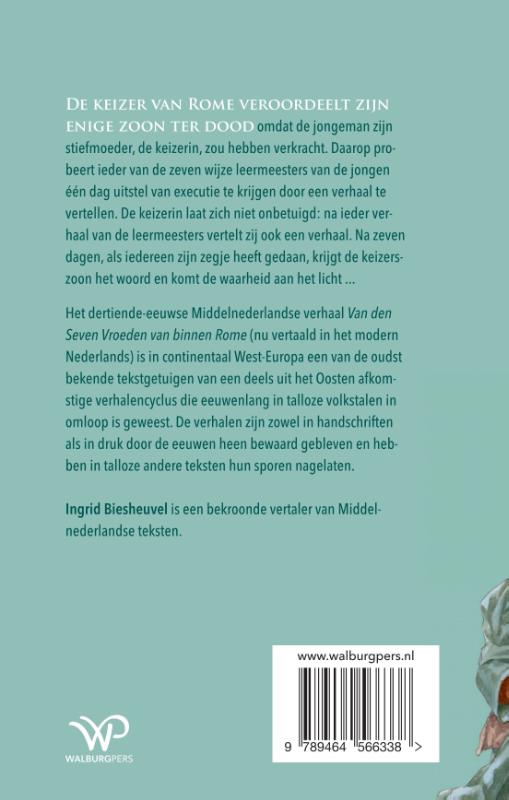 Achterkant van Van minzieke vrouwen en ontroostbare weduwen