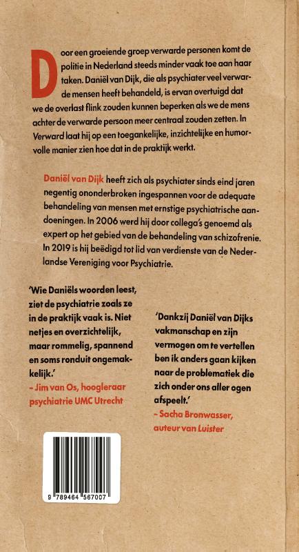 Achterkant van Verward