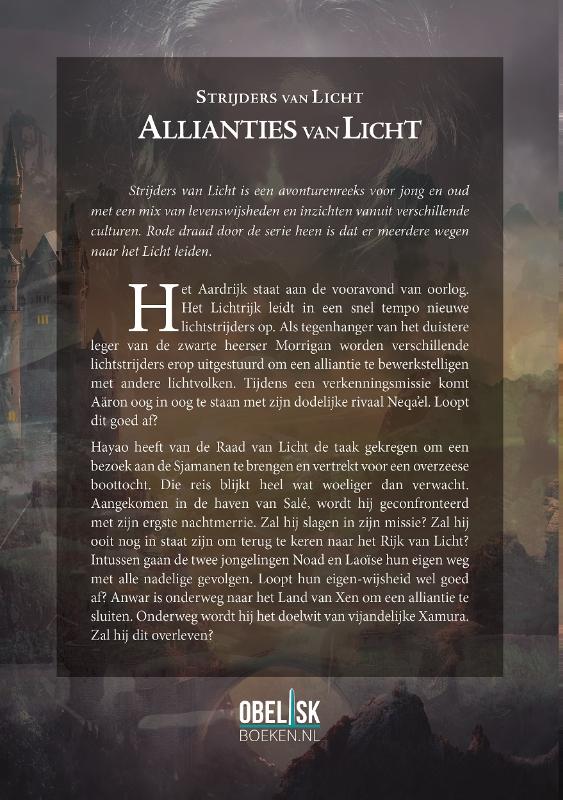Achterkant van Allianties van Licht