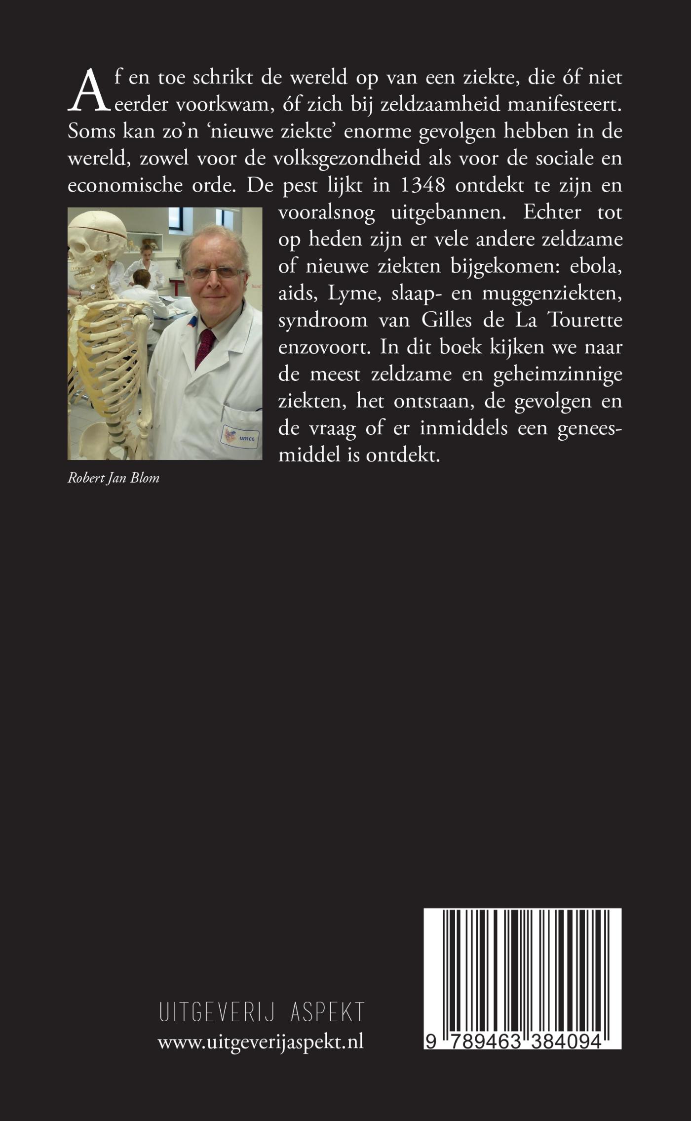 Achterkant van De pest en andere geheimzinnige ziekten