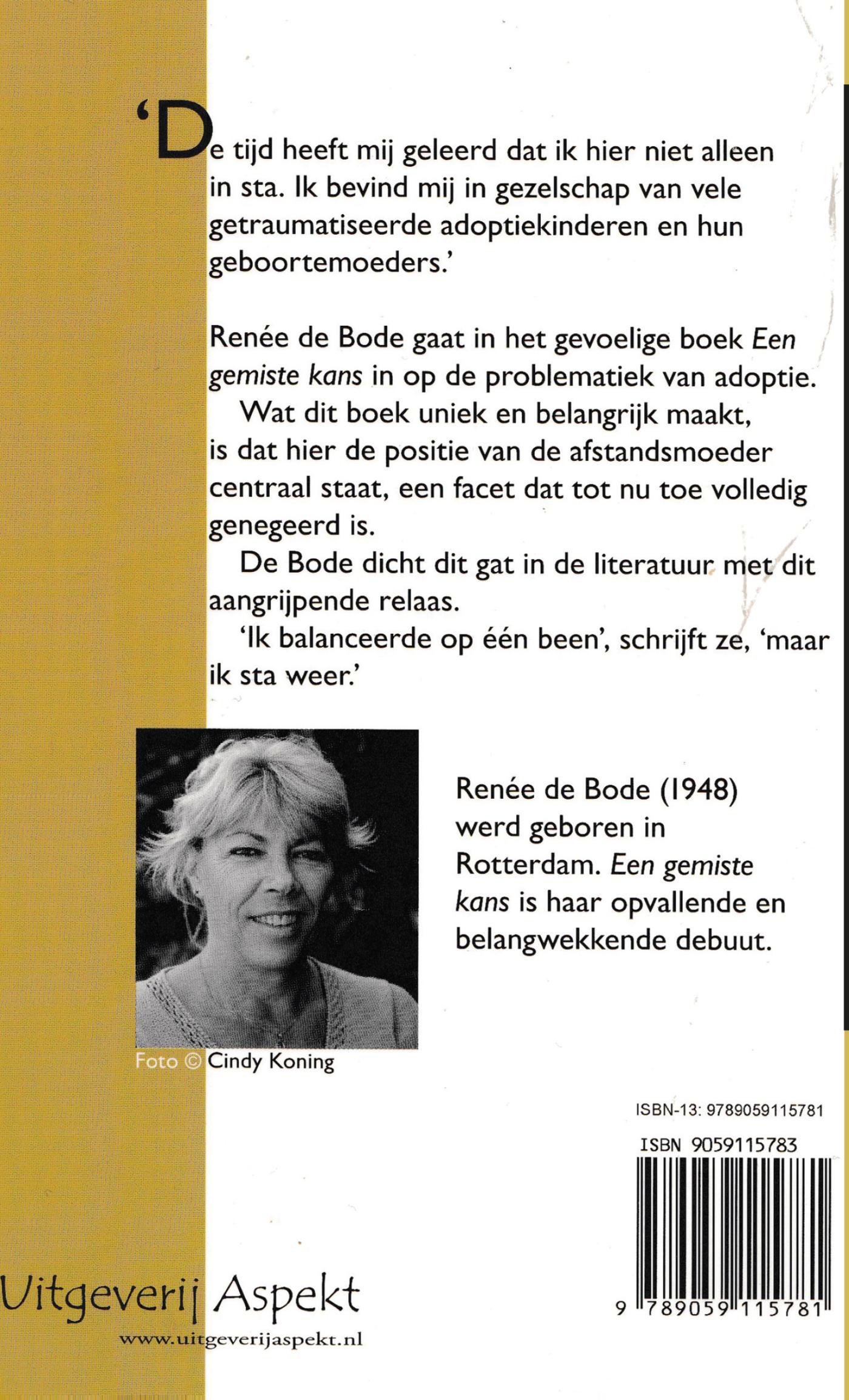 Achterkant van Een gemiste kans