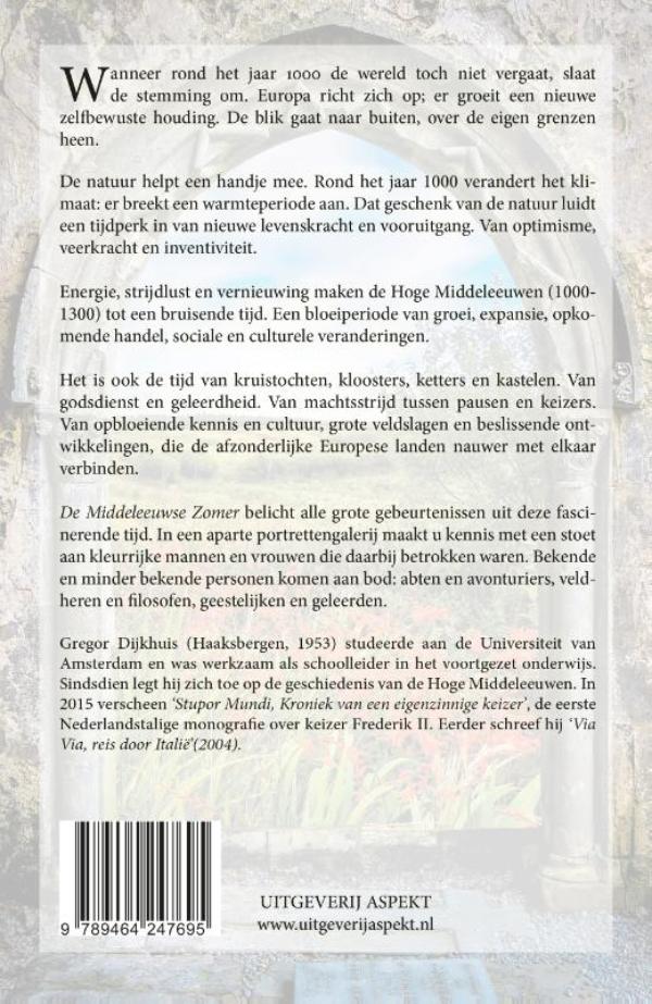 Achterkant van De middeleeuwse zomer