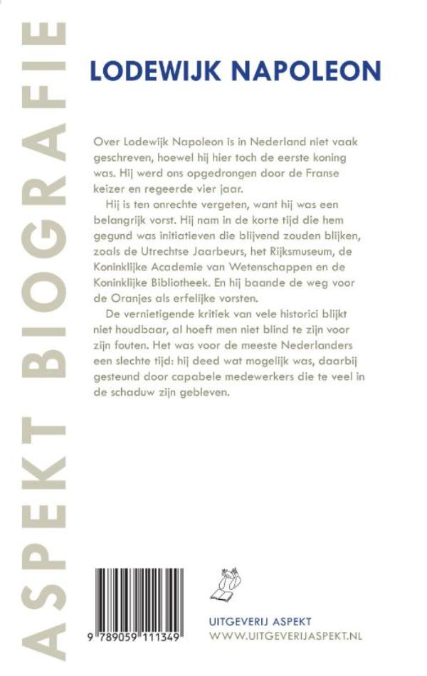 Achterkant van Lodewijk Napoleon