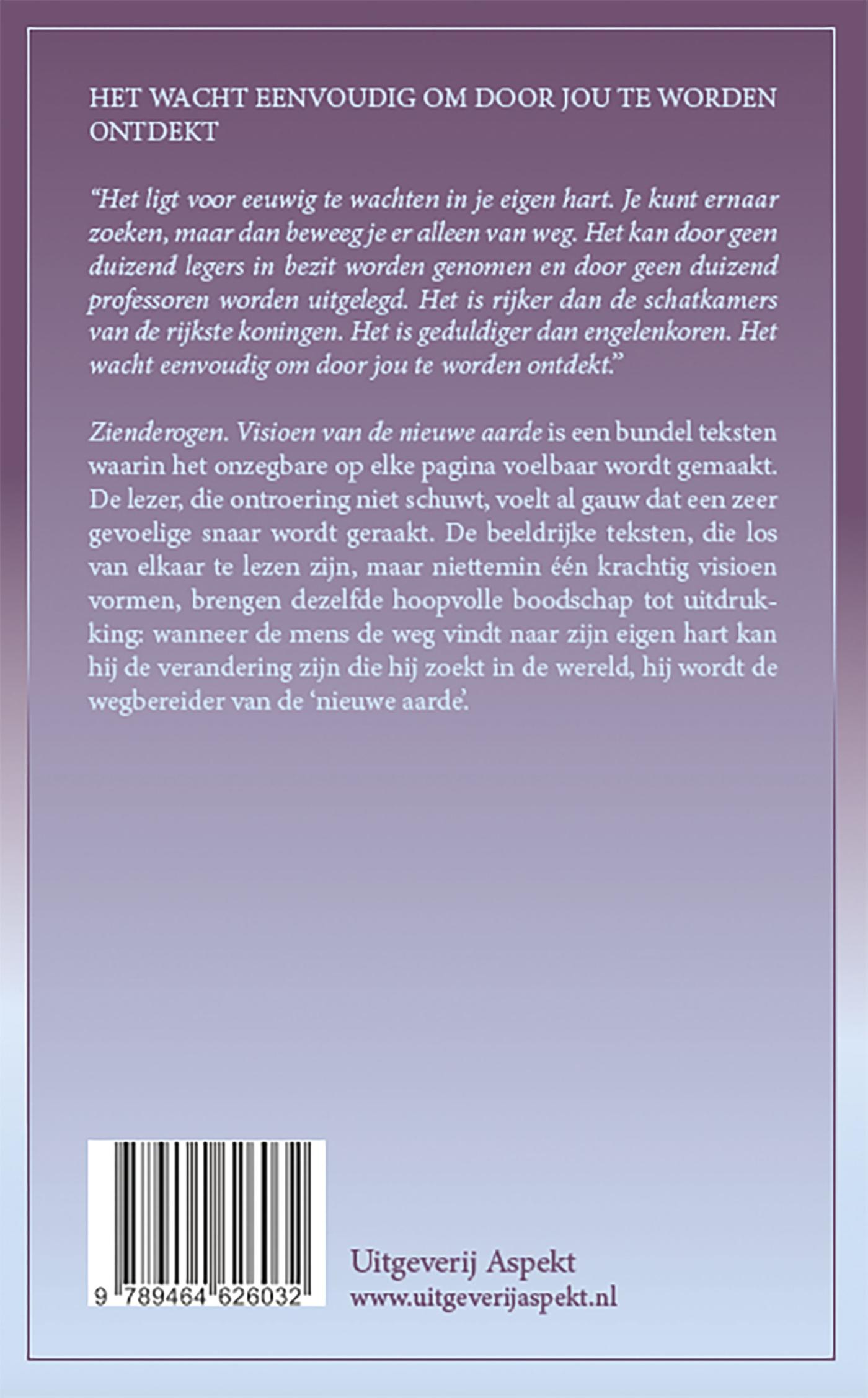 Achterkant van Zienderogen