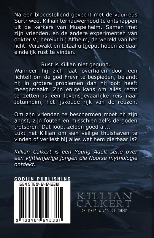 Achterkant van De ijsklauw van Jotunheim