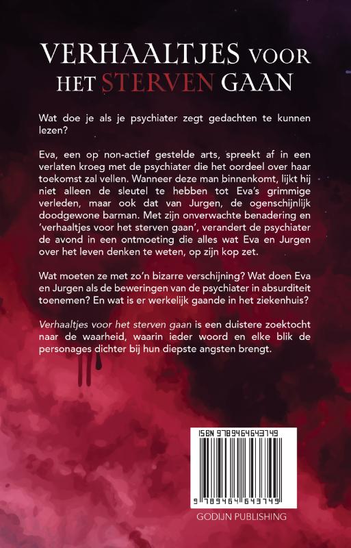 Achterkant van Verhaaltjes voor het sterven gaan