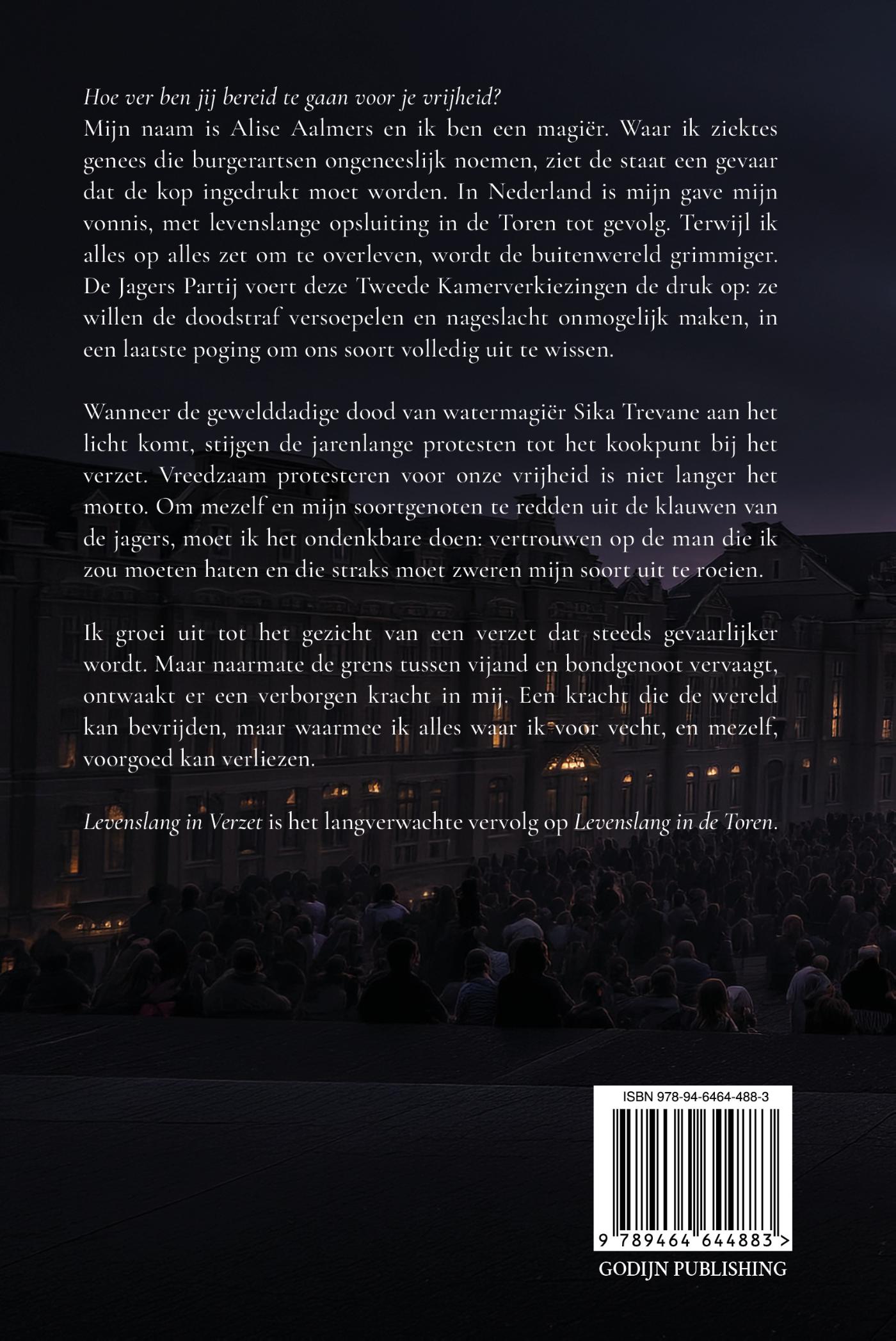 Achterkant van Levenslang in verzet
