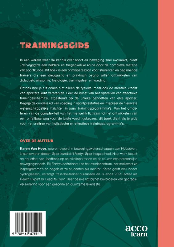 Achterkant van Trainingsgids