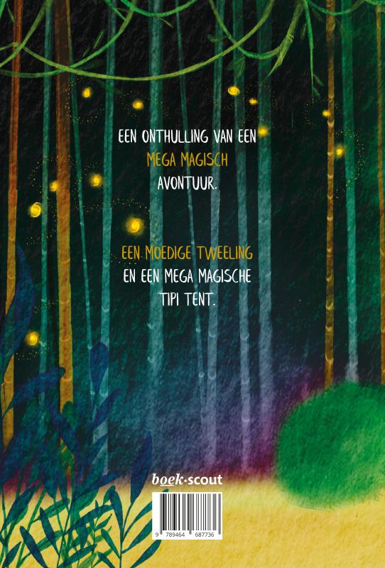 Achterkant van De Mega Magische Tipi Tent