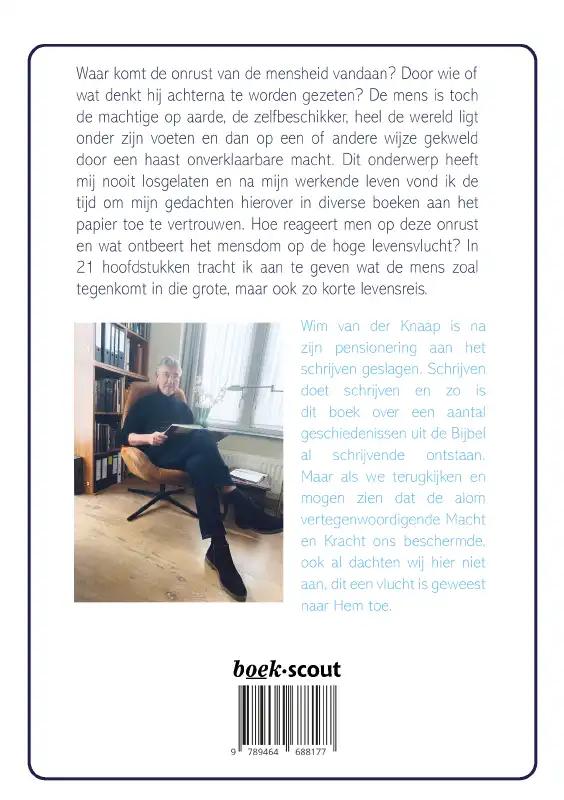 Achterkant van Mens, waarom vlucht je?
