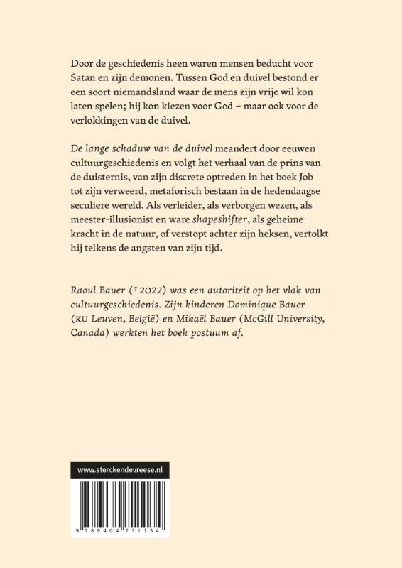 Achterkant van De lange schaduw van de duivel