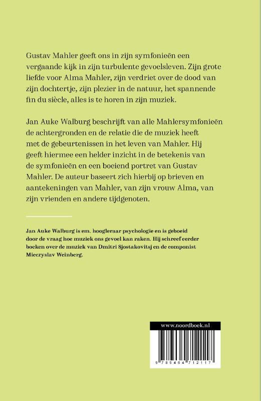 Achterkant van De symfonieën van Gustav Mahler