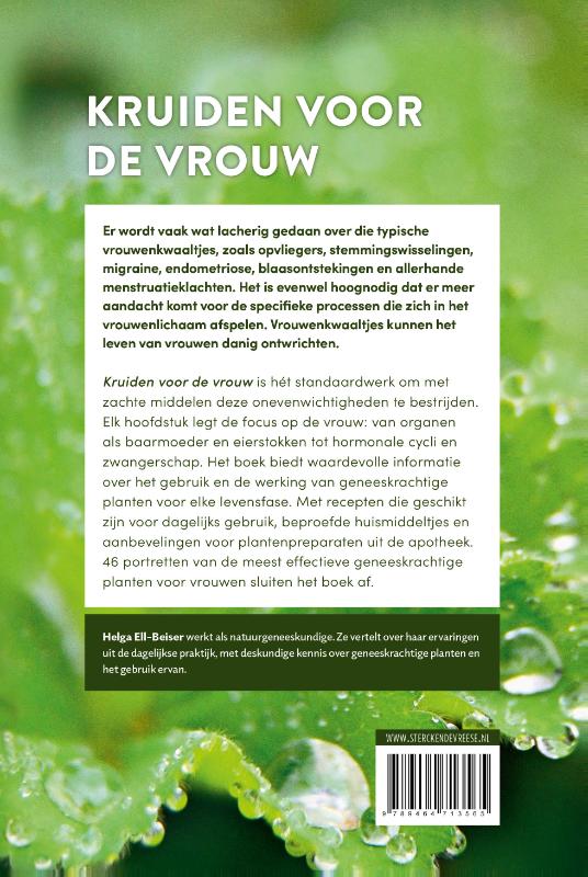 Achterkant van Kruiden voor de vrouw