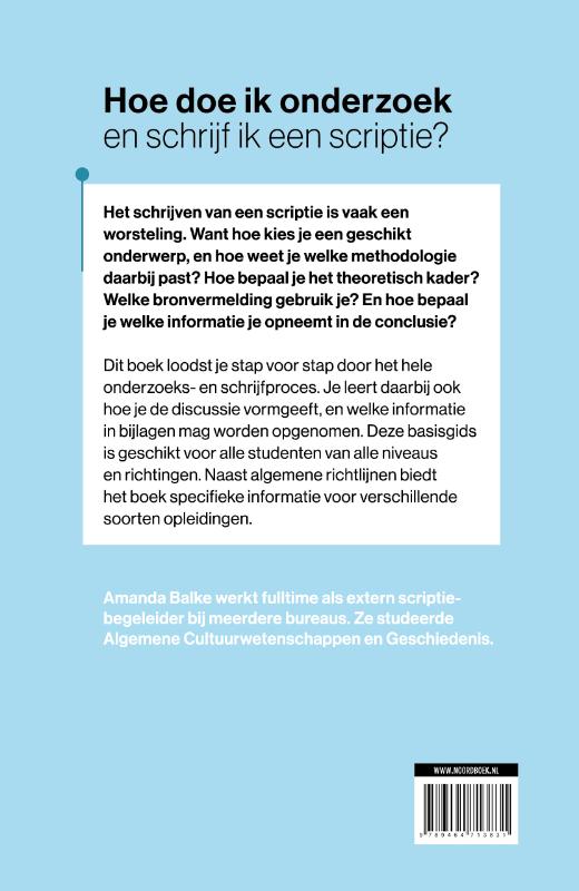 Achterkant van Hoe doe ik onderzoek
