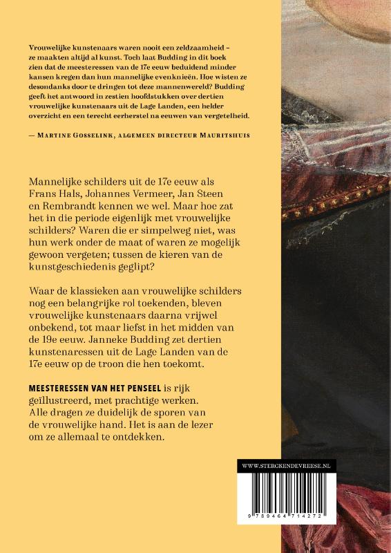 Achterkant van Meesteressen van het penseel