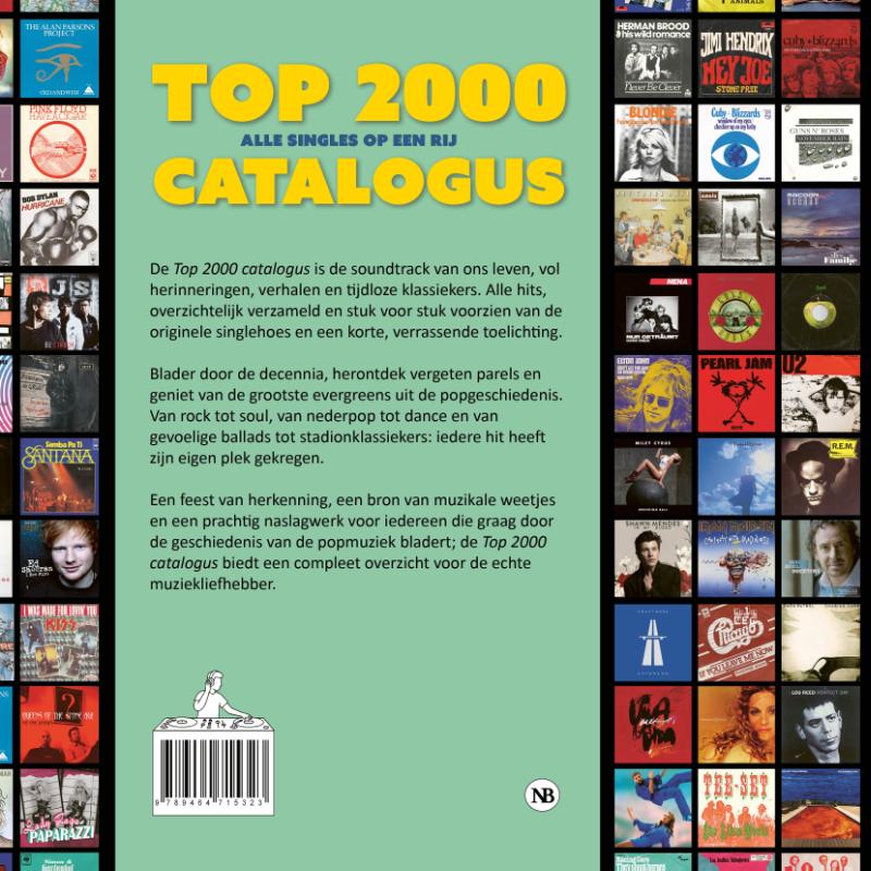 Achterkant van Top 2000 catalogus