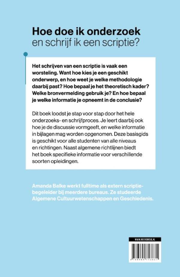 Achterkant van Hoe doe ik onderzoek