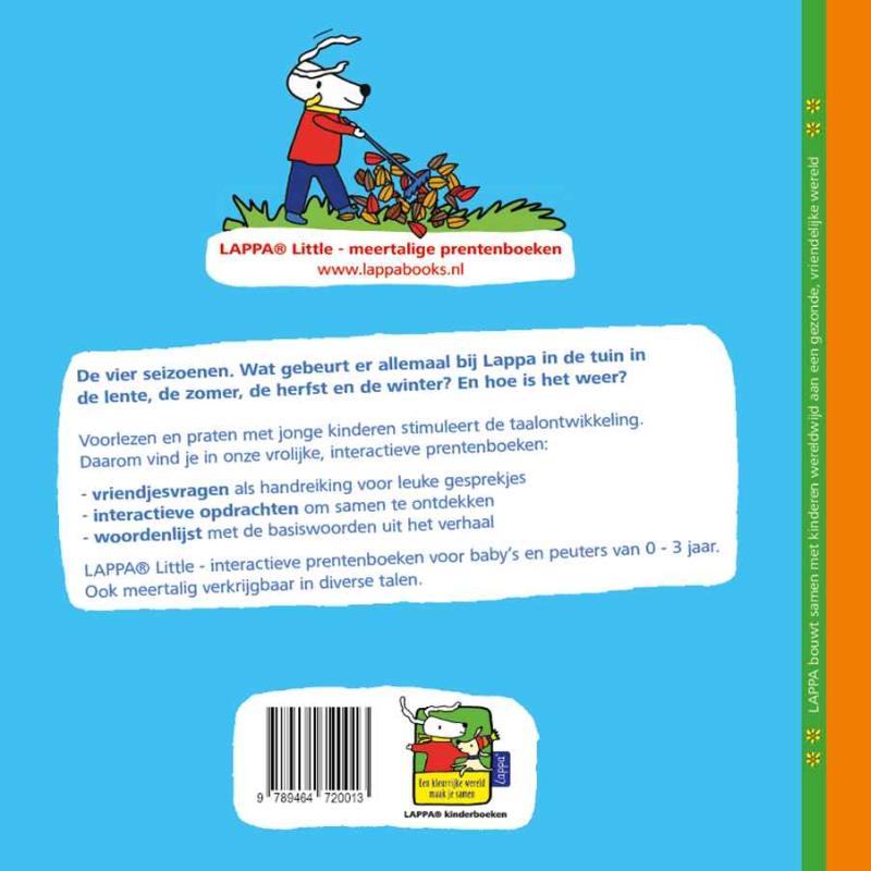 Achterkant van Lappa Little - de seizoenen (NL)