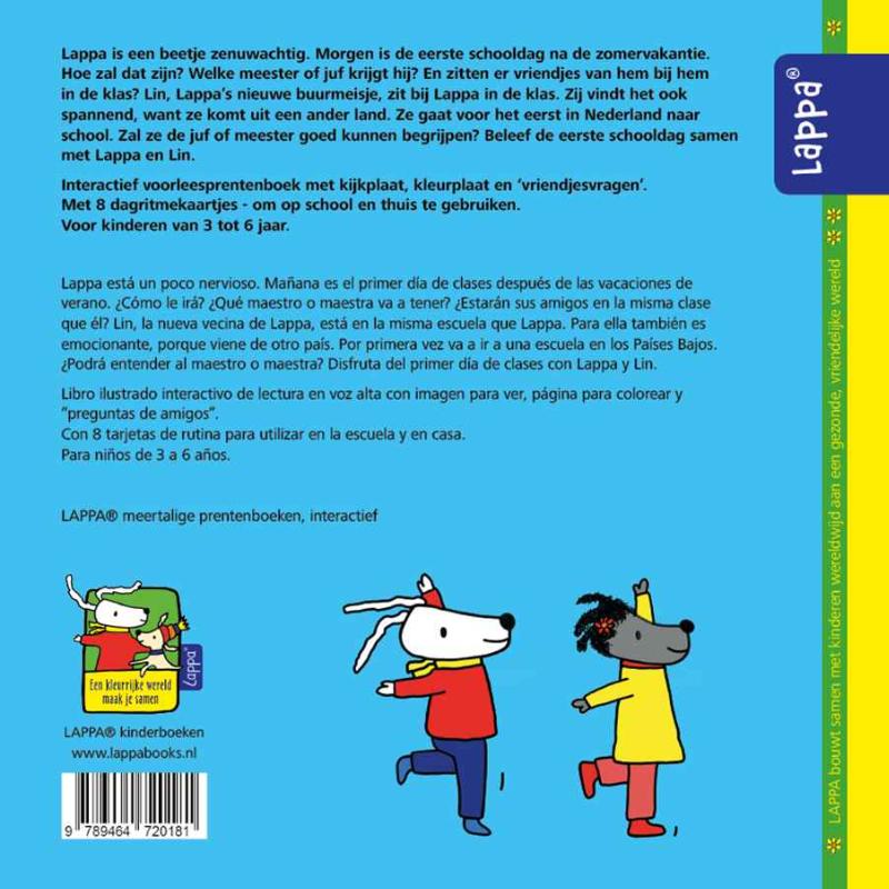 Achterkant van Lappa gaat naar school/Lappa va a la escula (NL-SP)