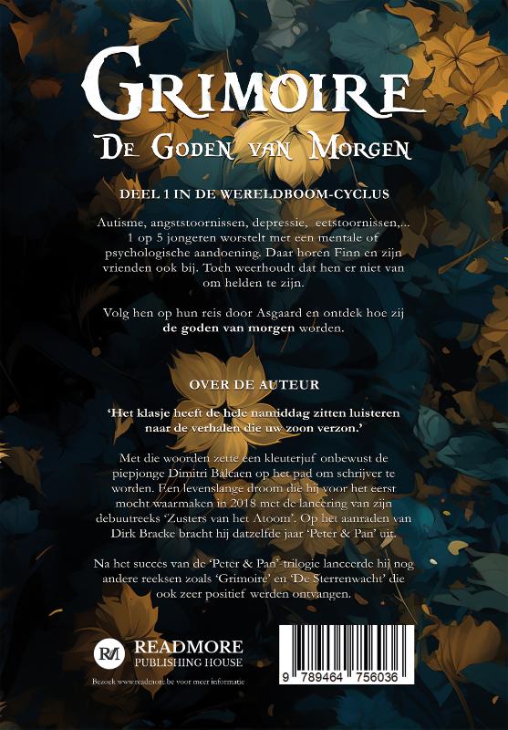 Achterkant van De goden van morgen