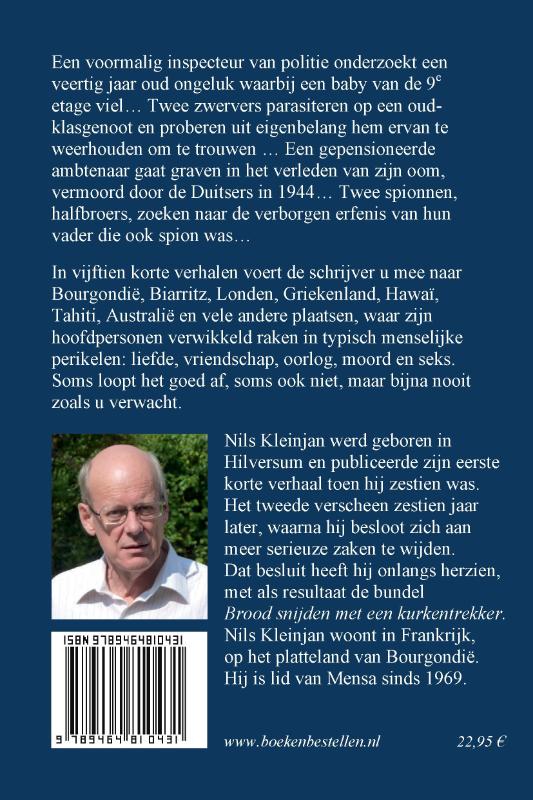 Achterkant van Brood snijden met een kurkentrekker