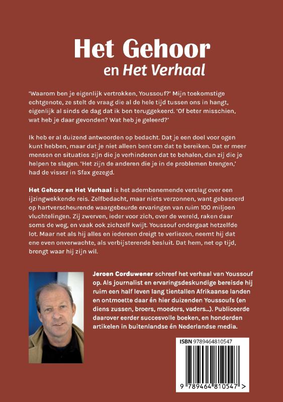Achterkant van Het Gehoor en Het Verhaal