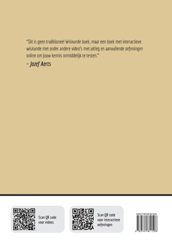 Achterkant van VMBO GT Wiskunde