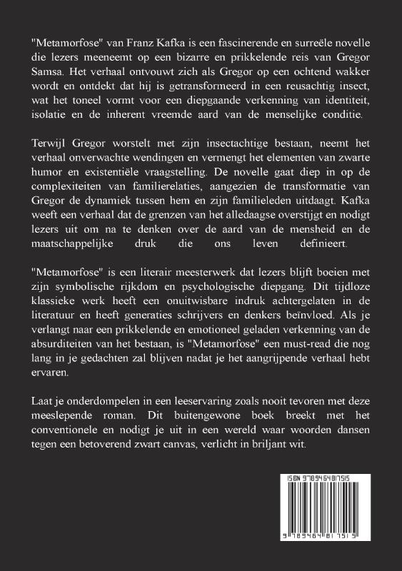 Achterkant van Metamorfose