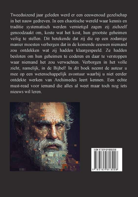 Achterkant van De Verloren Werken van Archimedes