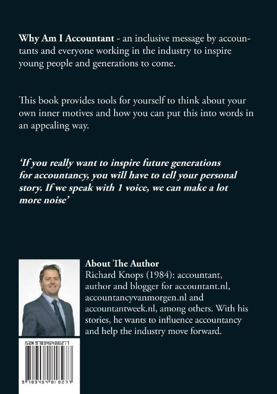 Achterkant van Why Am I An Accountant