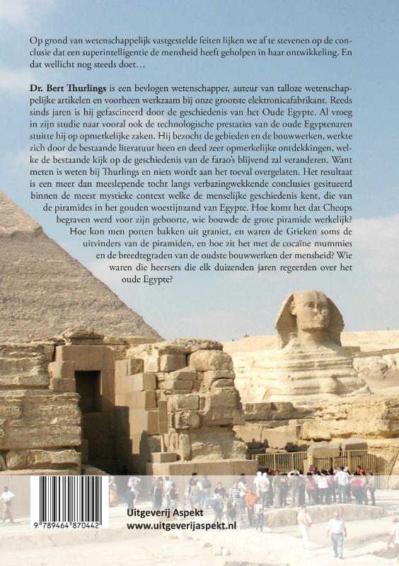 Achterkant van Wie schiep Egypte?