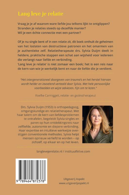 Achterkant van Lang leve je relatie