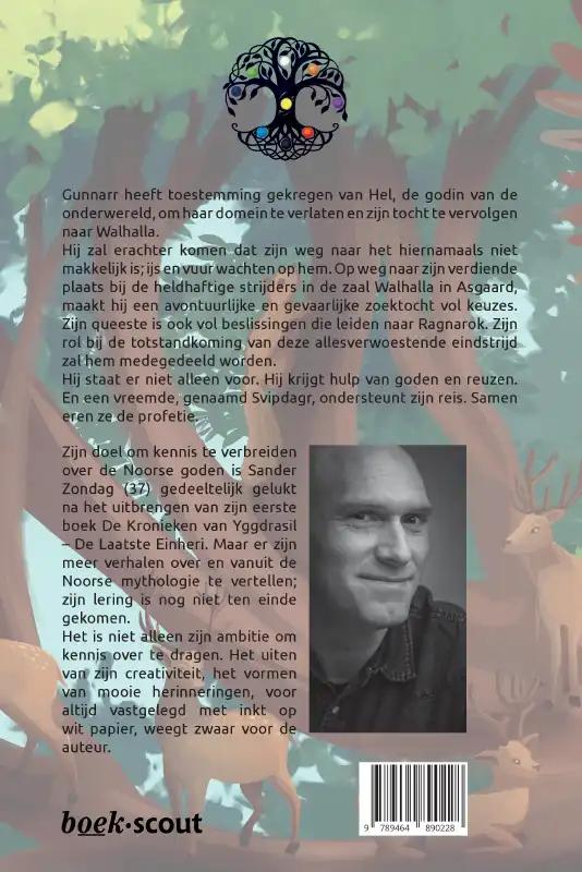 Achterkant van De Kronieken van Yggdrasil