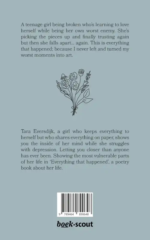 Achterkant van Everything that happened
