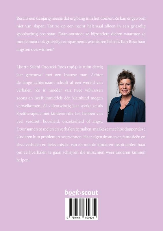 Achterkant van Resa en de wolven