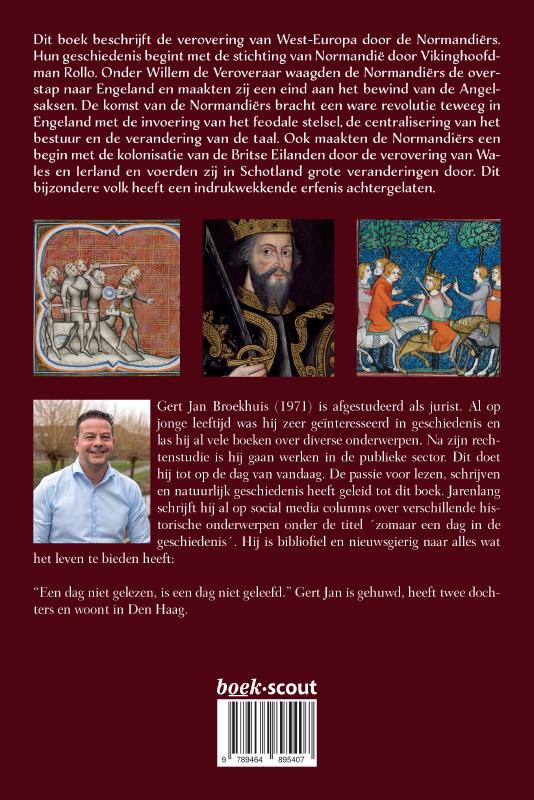 Achterkant van Het verhaal van de Normandiërs