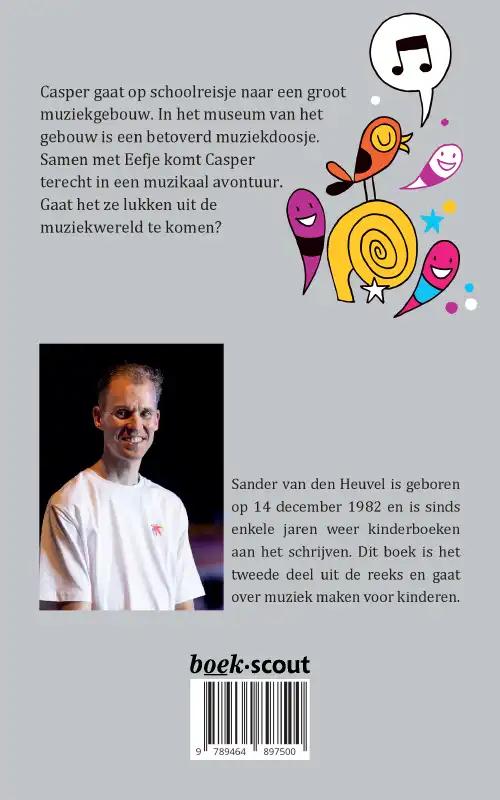Achterkant van Casper en het betoverde muziekdoosje