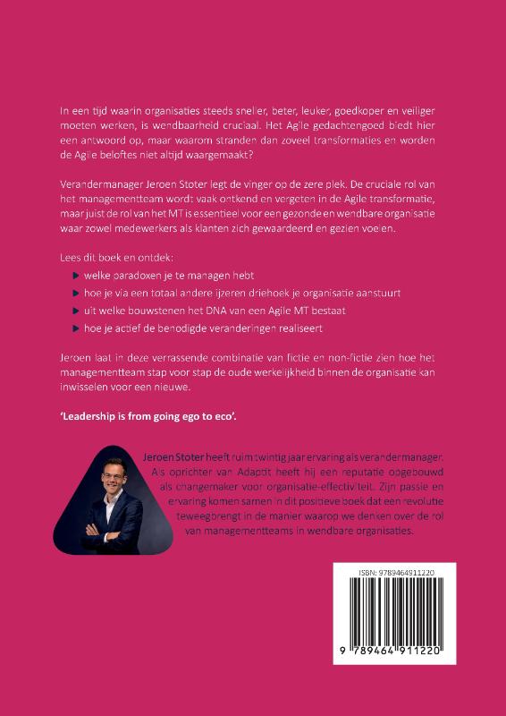 Achterkant van DNA van Agile Management Teams